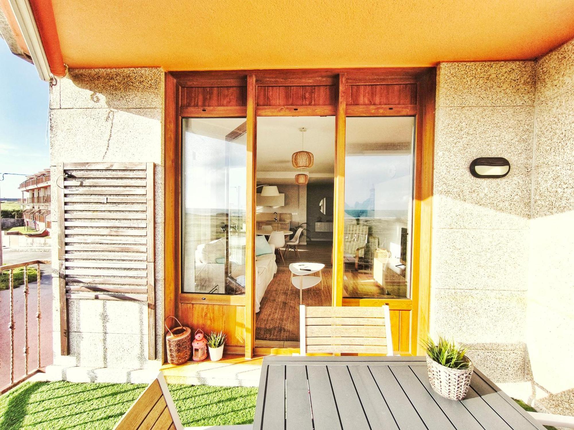 Apartamento Corrubedo Vistas Mar Y Playa 外观 照片